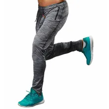 Мужские штаны для бега фитнеса спорта эластичные дышащие спортивные штаны для тренировок спортивные мужские баскетбольные брюки больших размеров