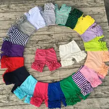 Детские летние comfertable одноцветное Цвет Шорты для женщин Обувь для девочек Обледенение Шорты с кружевом multi Цвет дополнительно