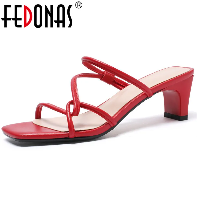 

FEDONAS Prom Party Summer Elegant Sandals Women New Classic Basic High Heels Solid Color Concise Summer Sandals Shoes Woman