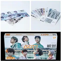 Kpop последнюю официальную GOT7 комплект 121 Чжан такую секцию альбом текст K-pop got7 Подарочная сувенирная наклейка концерт