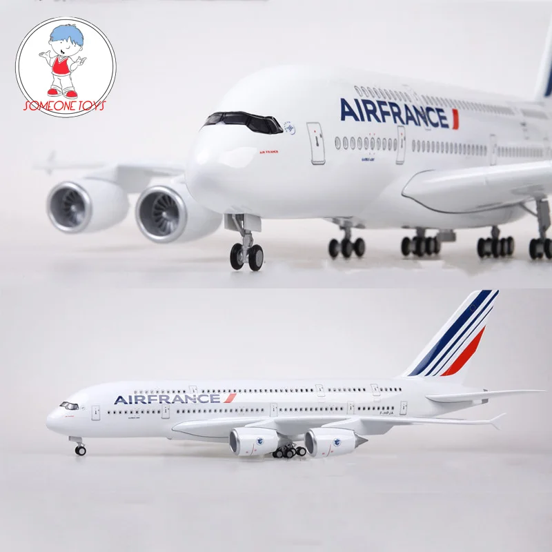 1/160 масштабная модель полученная литьем под давлением самолет Airbus A380 Air Франция