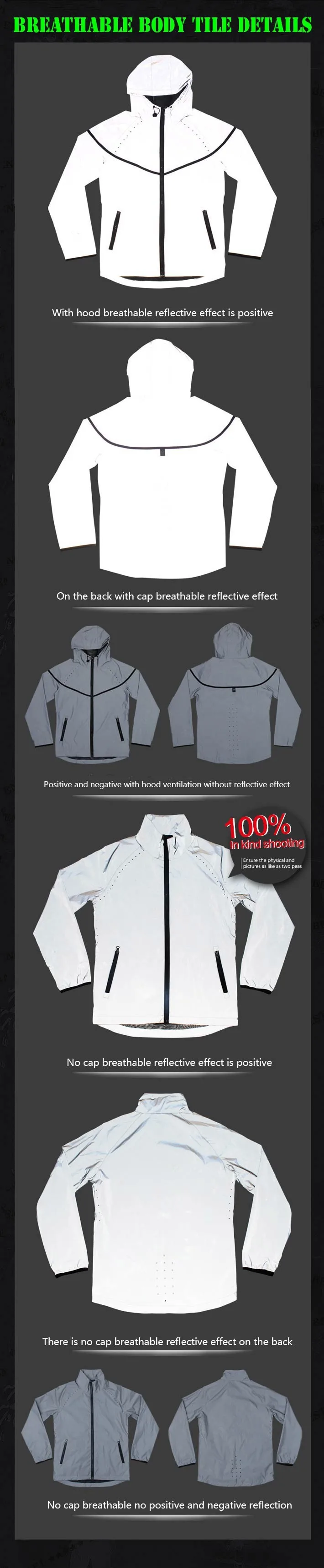 Повседневное хип-хоп бренд зима плюс размер светоотражающие куртка мужская одежда открытый бейсбольное пальто ветровка Бесплатная