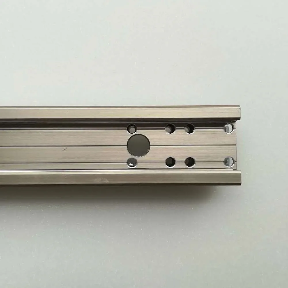 

60mm x 34mm (W x H) inner sliding guide rail matched with U groove slider wheels for co2 laser cutting&engraving machine