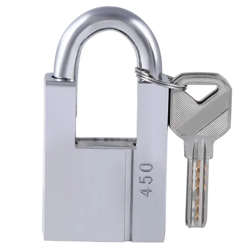 

Lock+ Keys Waterproof Anti Rust Padlock Anti-theft Lock with Keys for Dormitory Cabinet Drawer Warehouse Iron Gate 77*50*20mm