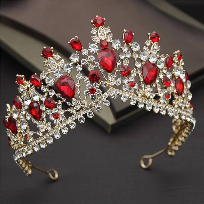 

Bride Crown Rhinestone Tiaras Hair Ornaments Crowns and tiaras Wedding hair Jewelry Princess Diadem Prom Pageant