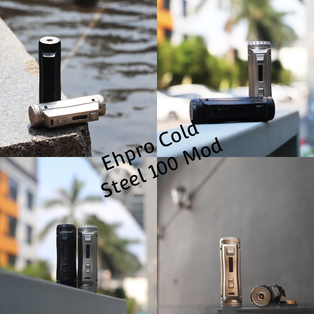 

Newest Ehpro Cold Steel 100 120W TC Box MOD with 0.0018S Ultrafast Firing Speed & Online Software Update vs OBS /Drag 2/101pro