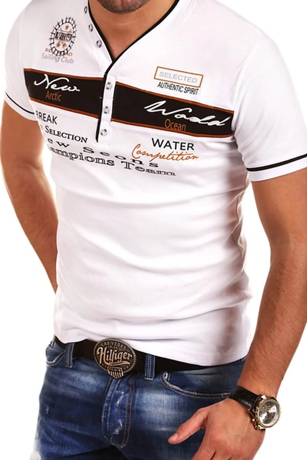 ZOGAA, Мужская футболка с коротким рукавом, повседневная, тонкая, хлопок, v-образный вырез, дышащая, с принтом, мужские рубашки для весны и лета, мужские топы, футболки