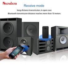 2 in 1 Bluetooth V4.0 Transmitter Receiver 3.5MM Wireless Audio Bluetooth Adapter Support Dual Headphons for TV PC Car MP3 MP4