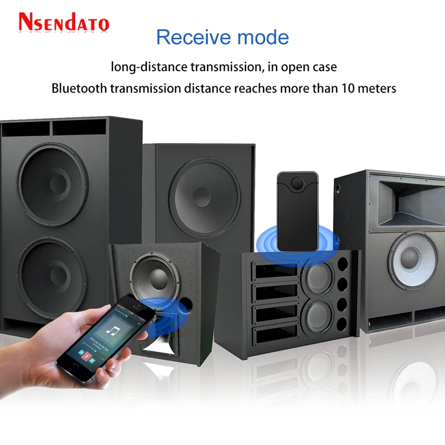 2 in 1 Bluetooth V4 0 Transmitter Receiver 3 5MM Wireless Audio Bluetooth Adapter Support Dual Headphons for TV PC Car MP3 MP4