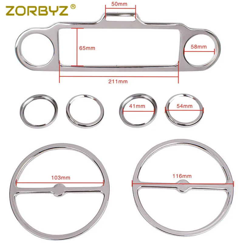 Zorbyz Chrome стерео акцент Спидометр Динамик отделка кольцо+ лобовое стекло сумка седло для Harley Электра улица Glide Touring