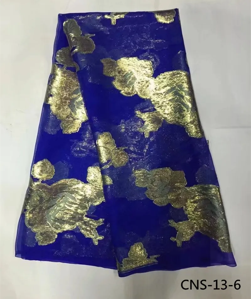 

Top quality african 100% real silk fabric 5 yards/lot hot selling veritable silk fabrics for woman party garment CNS-13