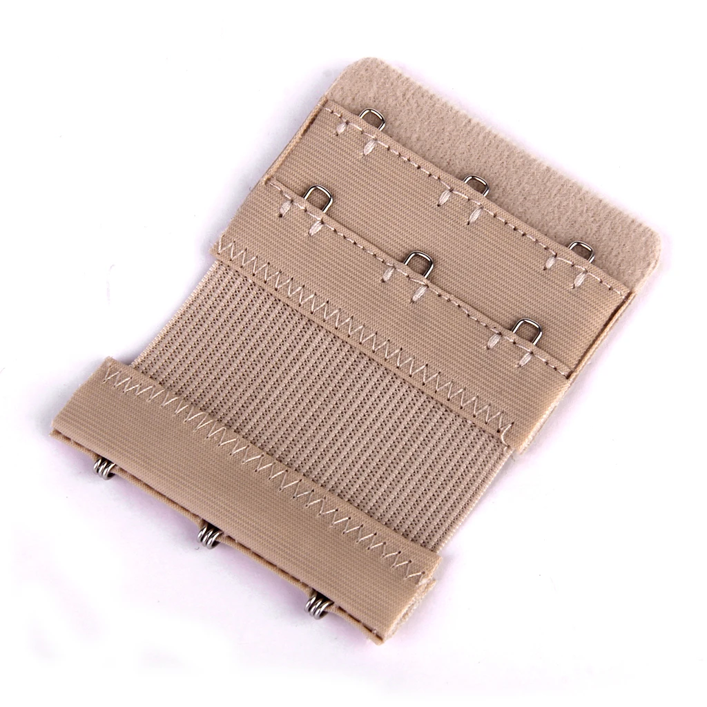 8pcs Elastic Bra Extenders 2/3/4 Hooks 2 Rows Comfort Adjustable Bra Strap Extension for Women Increase the Intimates Size