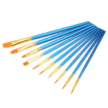 Набор кистей для рисования Artes, 10 шт., детский нейлоновый набор кистей для рисования, набор кистей для рисования, художественное ремесло, набор кистей для рисования акварелью