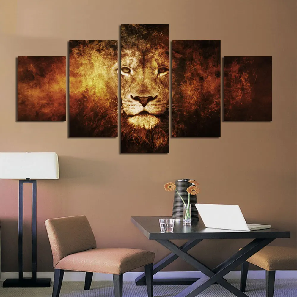 5 шт. настенные картины без рамки|picture for living room|canvas picture5 pieces |