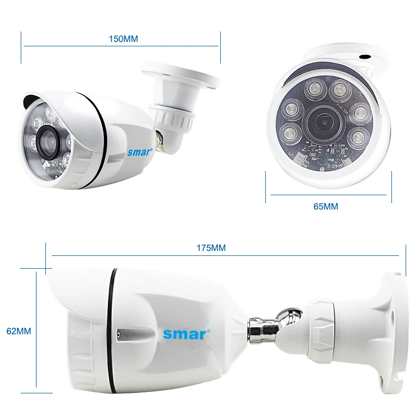  Smar 8CH 1080P HDMI Output DVR AHD CCTV System 8PCS 1.0MP/2.0MP Outdoor Camera P2P Video Home Secur - 32953919976