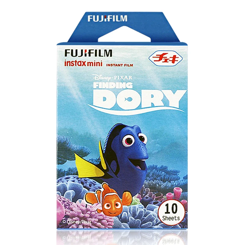 Fujifilm Instax Mini Finding Dory TW Instant 10 пленка для Fuji 7s 8 + 9 25 50s 70 90 300 SP 1 2 принтера|instax mini|fujifilm