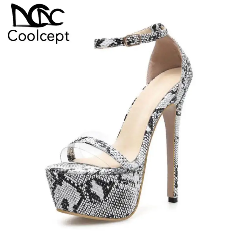 snakeskin platform shoes
