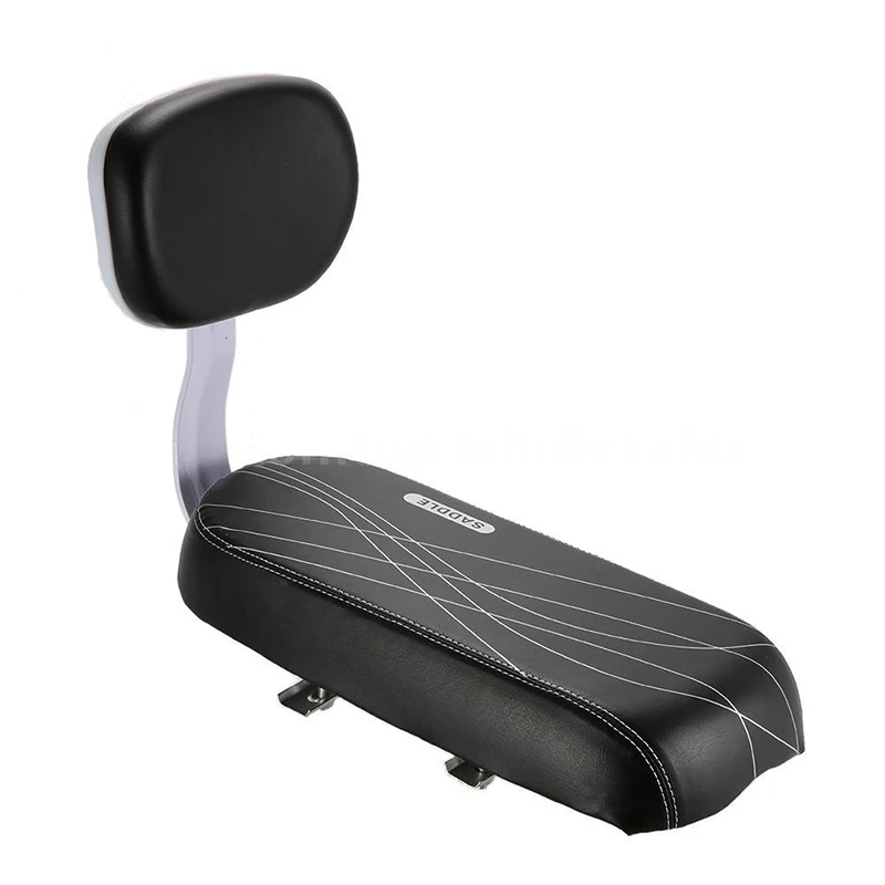 

Bike Bicycle Back Seat PU Leather Soft Cushion Rear Rack Seat Back Rest