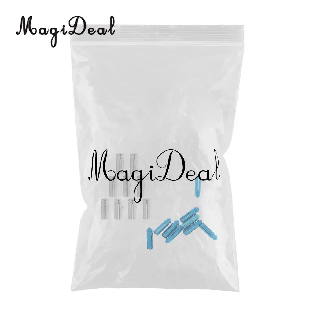 MagiDeal 18Pcs Universal Anodised Aluminum Dart Flight Savers Protectors Accessory