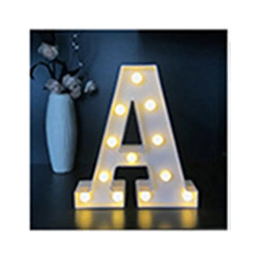 Реквизит для фотографий английский буквенный фонарь светодиодный ночник Рождественский креативный подарок на день рождения моделируемый