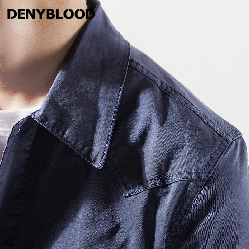 Мужские джинсы denyblood хлопчатобумажные комбинезоны тонкий прямой Eastic низ стрейч верх и низ, комбинезон для Для мужчин Повседневное брюки KA101