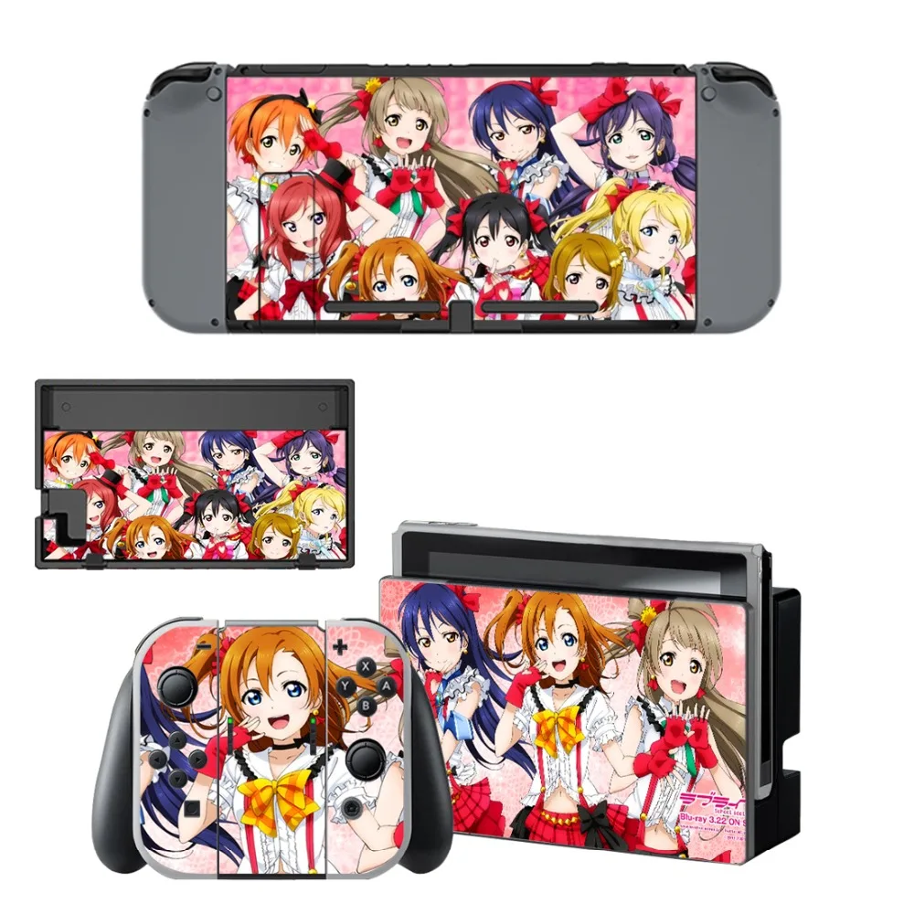 Anime Cute Girl Lovelive Decal Vinyl Skin Sticker For Nintendo