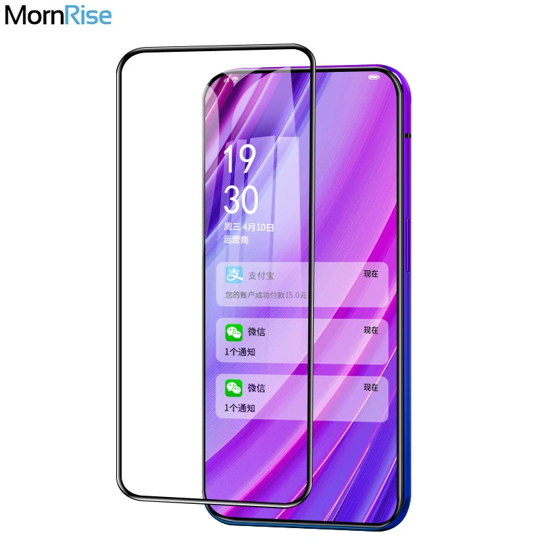 

2PC Full Cover Toughened Tempered Glass Film For OPPO Realme 3 3 Pro Glass Screen Protector Glass For OPPO K3 / Realme X Saver