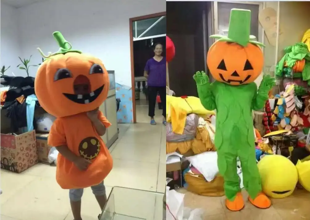 

Pumpkin Mascot Costume Suits Cosplay Party Game Dress Outfits Clothing Advertising Carnival Halloween Xmas Easter Festival Adult