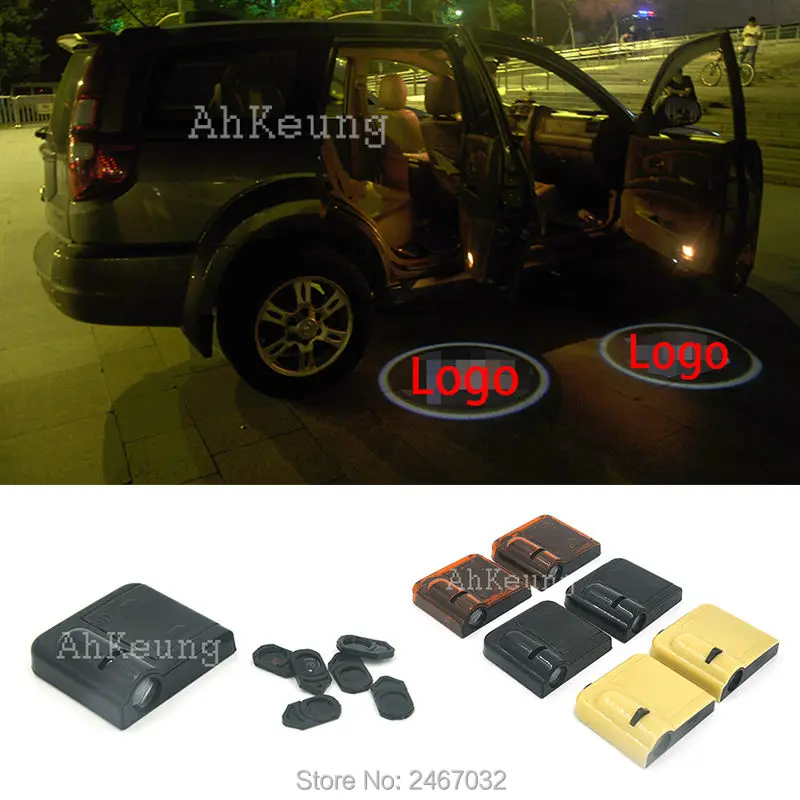 For Volvo V70 XC70 Wireless Car Door Welcome Light Logo LED Warning Shadow led Projector | Автомобили и мотоциклы