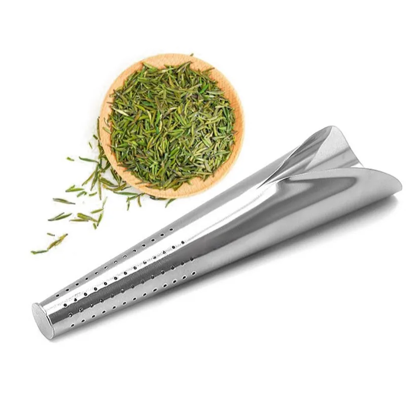 Stainless Steel Filter Tapered Tea Strainers Sticks Tea Stick Tube Tea