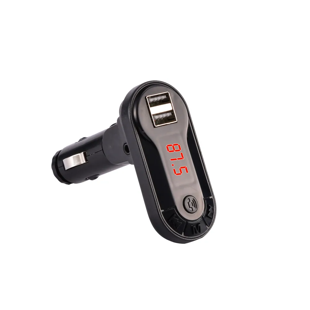 Беспроводной автомобильный комплект громкой связи Bluetooth fm-передатчик ЖК MP3-плеер USB зарядное устройство 3.1A автомобильные аксессуары Поддержка TF карты/USB чтения