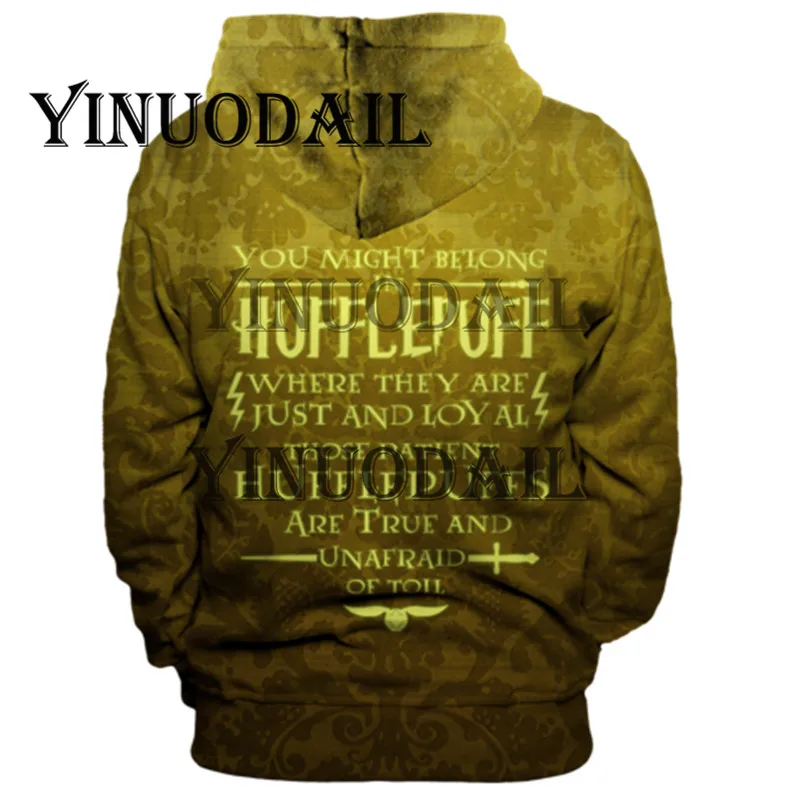 Fans Wear Gryffindor 3D Printed Hoodie with Pocket Ravenclaw Gryffindor for Adult Unisex Sweatshirt Costume Fans Wear Gryffindor 3D Printed Hoodie with Pocket Ravenclaw Gryffindor for Adult Unisex Sweatshirt Costume