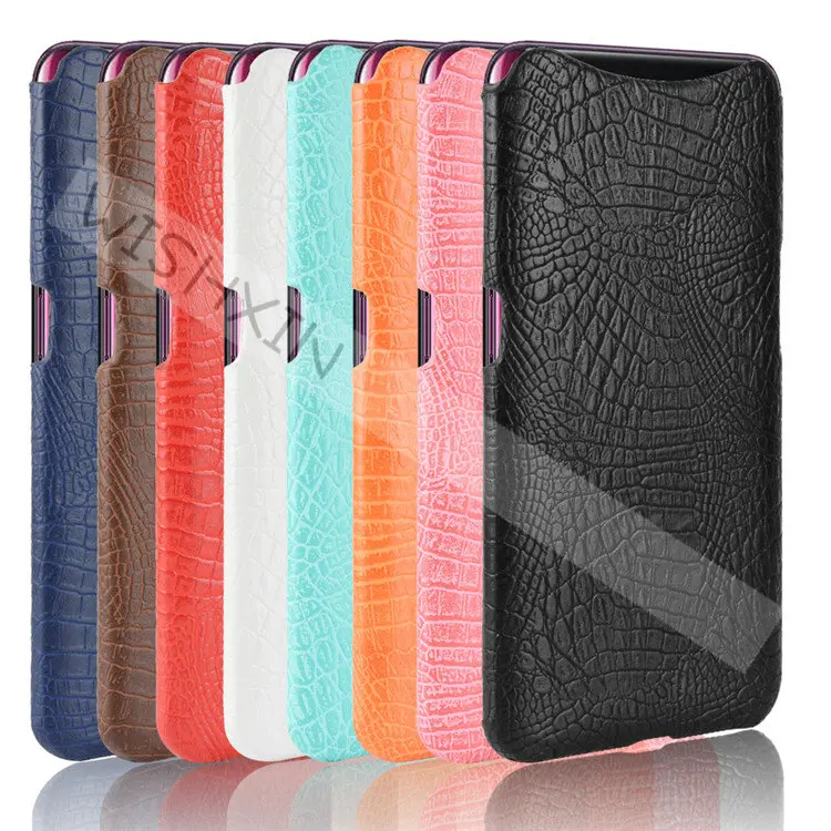 For OPPO Find X Case Luxury PU Leather Hard Back Cover Phone Case OPPO FindX find X Phone Case fundas OPPO Find X