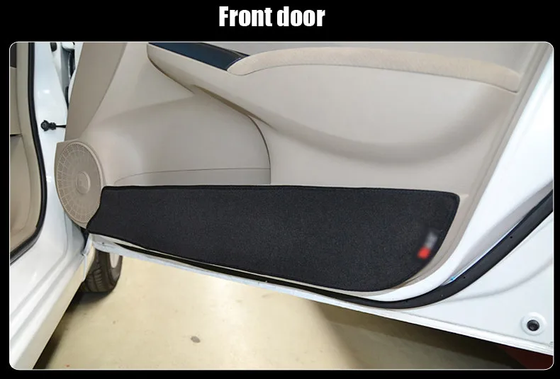 4 шт. тканевые коврики для защиты дверей анти-удар декоративные колодки для Honda Civic 8th до 2010
