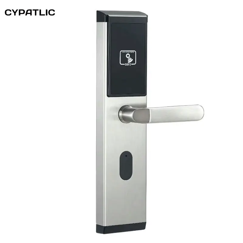 RFID Security Hospitality Door Locks With Card Reader For Hotel Project