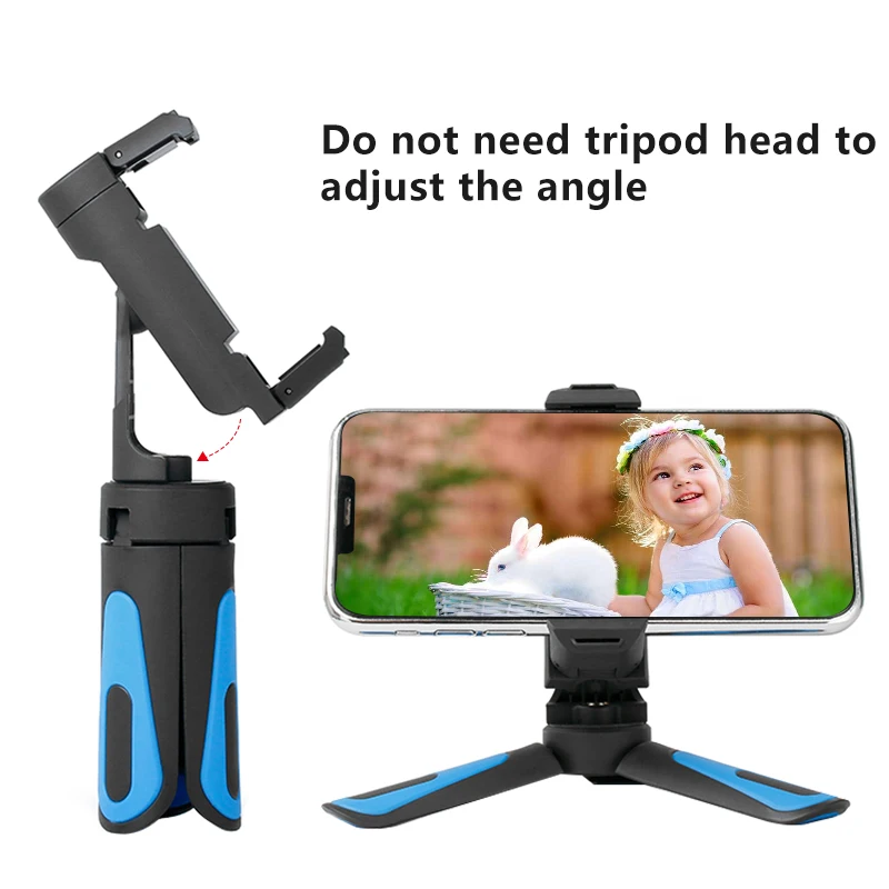 

360 Rotation Vertical Shooting 2 in 1 Mini Tripod Phone Mount Holdr for iPhone Xs Max Xs X 8 7 Plus Samsung S8 S9 Piexl 2 3