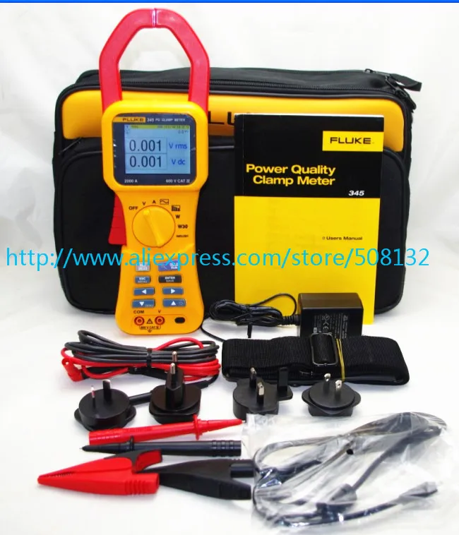 Fluke 345 Digital Power Quality Clamp Meter Tester !!Brand New !! F345