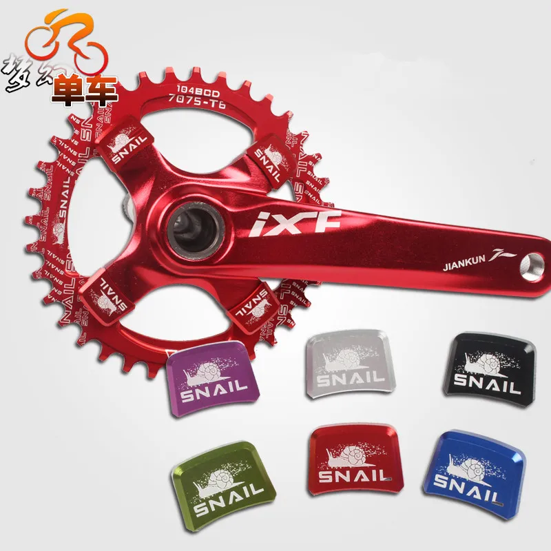 

2017 SNAILS Mtb Bike Crankset Bolts Al 7075 CNC Bicycle Chainring bolts 4 piece / lot