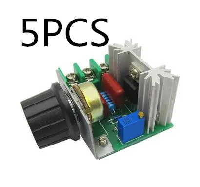 

Free Shipping 5 Pcs / Lot AC 220 V 2000 W SCR Voltage Regulator Dimmers Dimmers Speed Thermostat Controller
