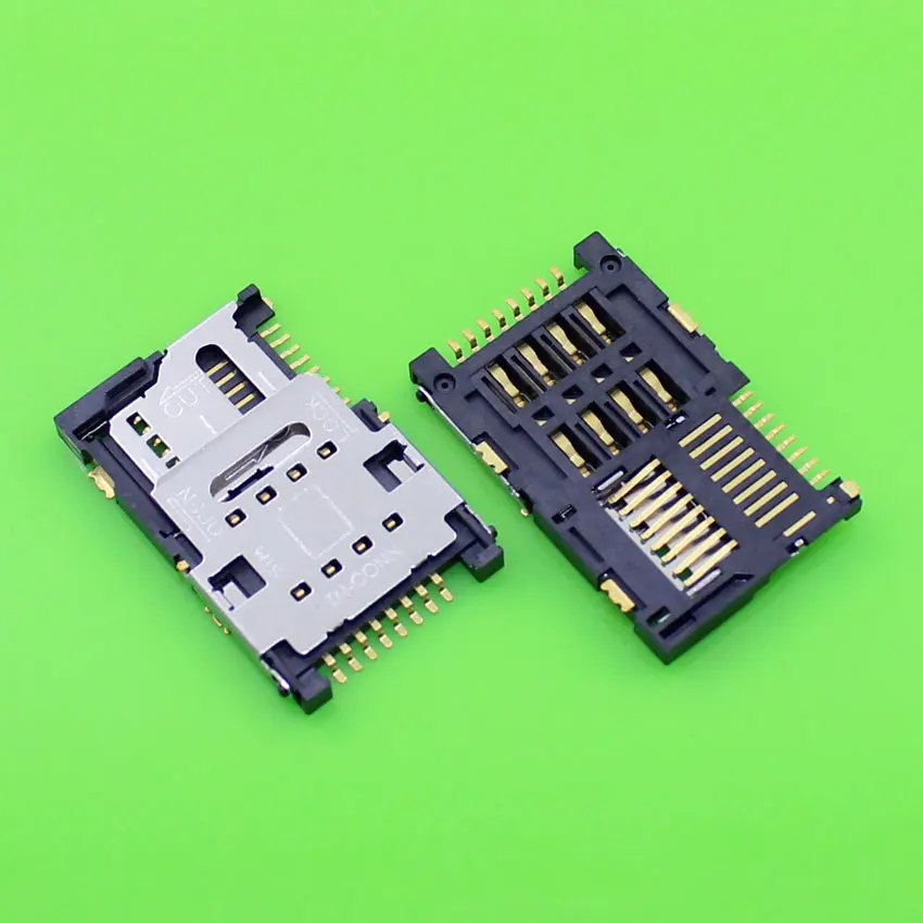 

1 Piece 2 in 1 memory card socket for coolpad 8910I 8900 for Gionee M103 S608 sim card holder replacement connector.KA-018