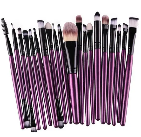 20Pcs/Set Professional Makeup Brushes Set Cosmetic Brush tools Powder Foundation Eyeshadow Eyeliner Lip Brush Tool Kit maquiagem - Handle Color: 6