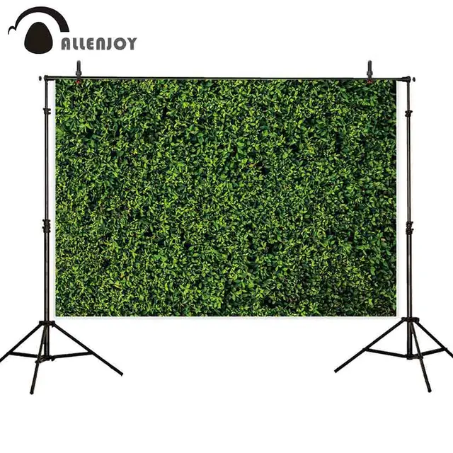 Allenjoy Thin Vinyl photocall backdrop green grass vintage nature romantic decorate photo backdrop photography background