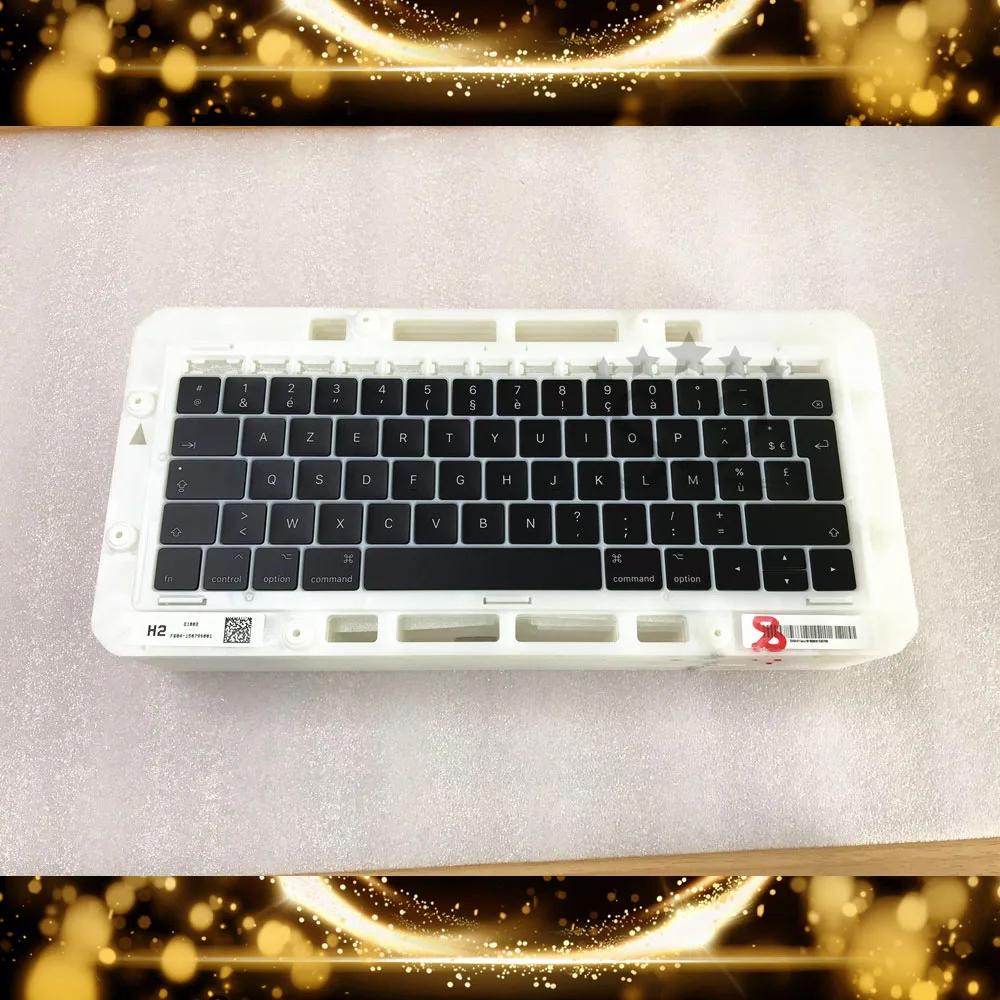Французская клавиатура для Macbook Pro Retina 15 4 дюйма колпачок клавиатуры Late 2016 Mid 2017 |
