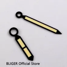 Модные классические черные оранжевые часы из нержавеющей стали, калибр ETA 6497 6498, мужские часы H14a