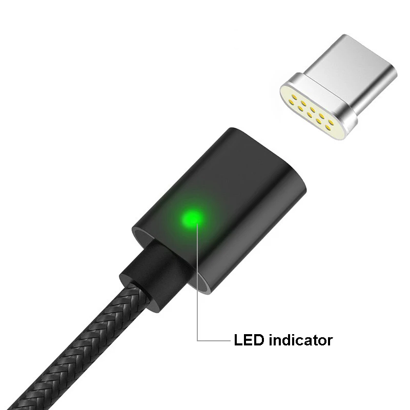 BBSW Magnetic Adapter Cable Micro USB to TYPE-C Charging Cable For SAMSUNG S9+ Note 8 Xiaomi Mi8 SE MIX2S HUAWEI P20 P10+ USB-C (15)