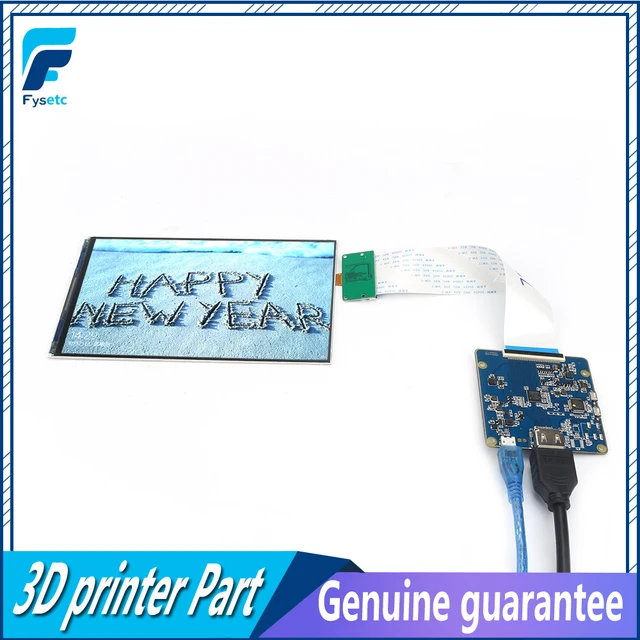 Best Offers 1200*1920 7inch LCD Screen Display with HDMI MIPI Driver Board kit For DIY Wanhao Duplicator 7 SLA DLP 3D Printer Parts