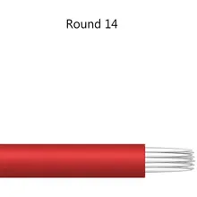 Татуировка ручка-держатель игл Перманентный макияж руководство противотуманная Ручка иглы RL14 иглы для татуажа бровей