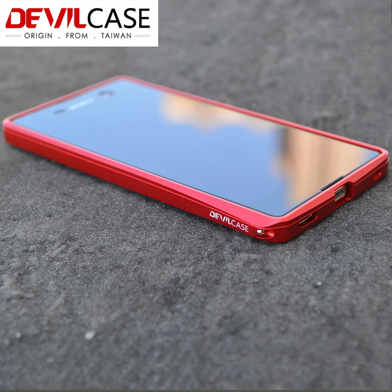 DEVILCASE для Sony Xperia M5 e5603 e5606 e5653 M5-Dual высшего класса Алюминиевый металлический бампер рамка CNC вырез Новинка