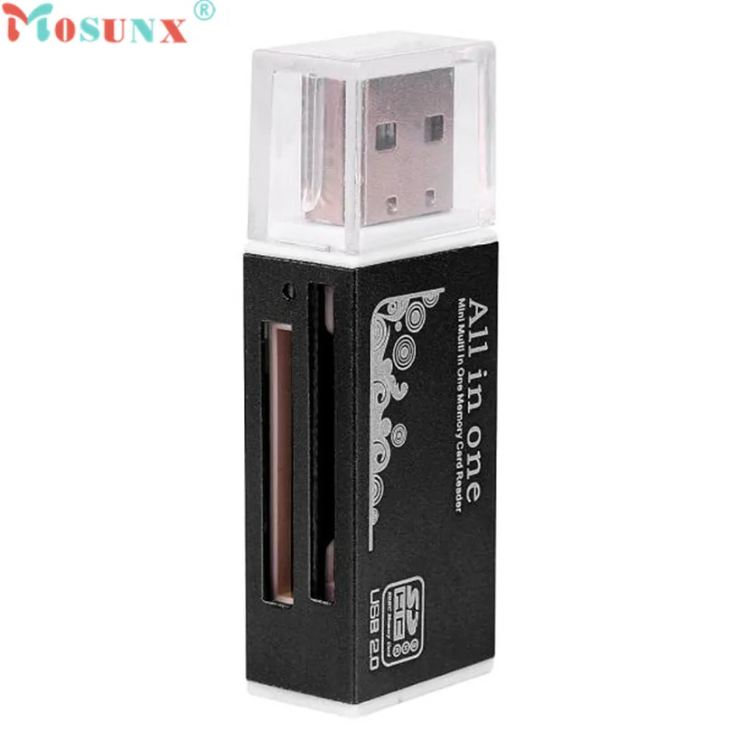 

Mosunx Advanced U disk Top Department  quality  USB 2.0 All in 1 Multi Memory Card Reader For Micro SD SDHC TF M2 MMC 1PC