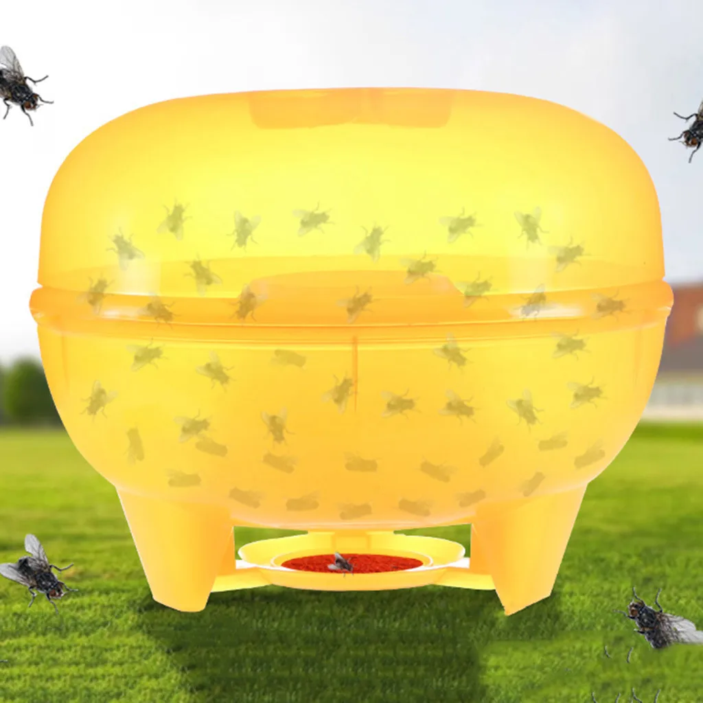 Творческий и экологически чистый flycatcher конечной красный Drosophila Fly Ловушка Топ Ловец снов муха ОСА насекомых Убийца насекомых 26